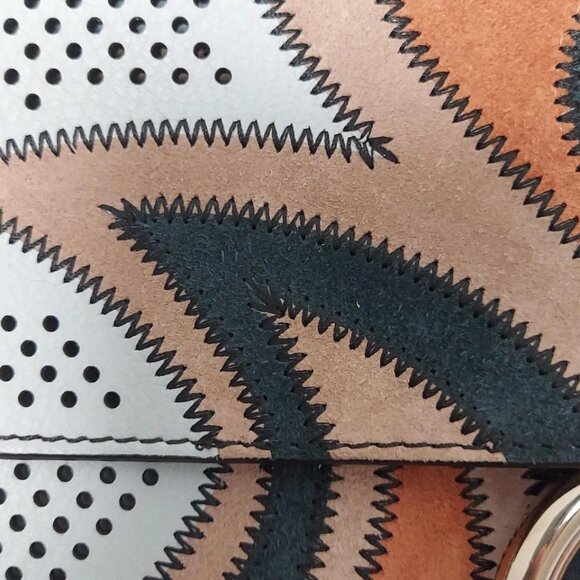 Chloe Faye Small Shoulder Bag - Light gray Brown Multi Leather Suede 364-080625 - Picture 5 of 9